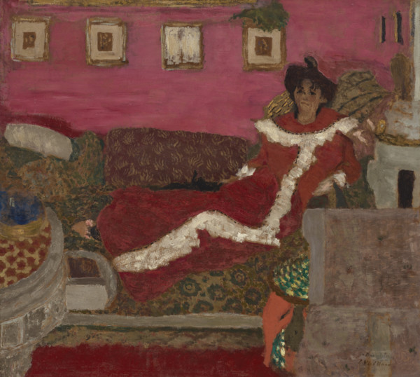 Portrait de Madame Delierre (Symphonie en rouge) , c1901. Creator: Vuillard, Édouard (1868-1940).