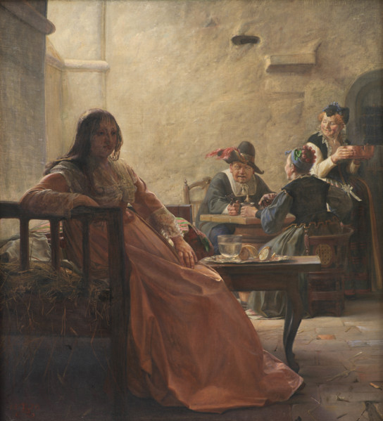 Leonora Christina in prison , 1870. Creator: Zahrtmann, Kristian (1843-1917).