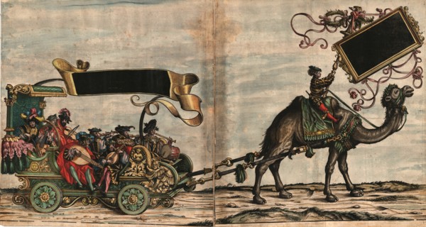 Music sweet melody (The Triumphal Procession of the Emperor Maximilian I), 1517-1518. Creator: Burgkmair, Hans, the Elder (1473-1531).