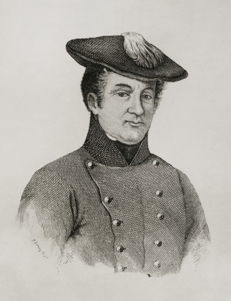 Portrait of Miguel Sancho Gómez y Damas (1785-1864), Spanish military, 1845.  Creator: Jose Gomez.