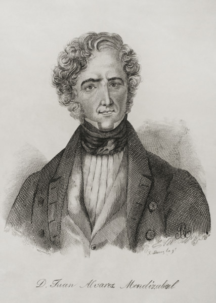 Juan Alvarez de Mendizábal (1790-1853), Spanish politician and financier..., 1845.  Creator: Jose Gomez.