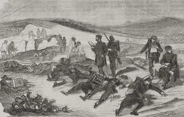 Franco-Prussian War (1870-1871): Battle of Sedan (1-2 September 1870), 1871.  Creator: Unknown.