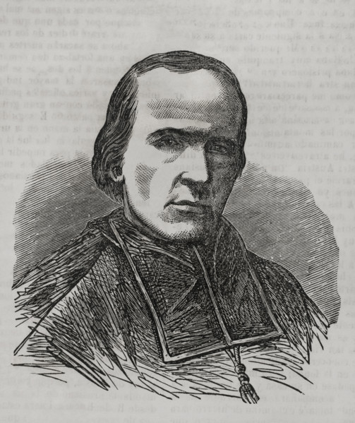 Georges Darboy (1813-1871), Catholic priest, bishop of Nancy, archbishop of Paris, 1871.  Creator: Unknown.