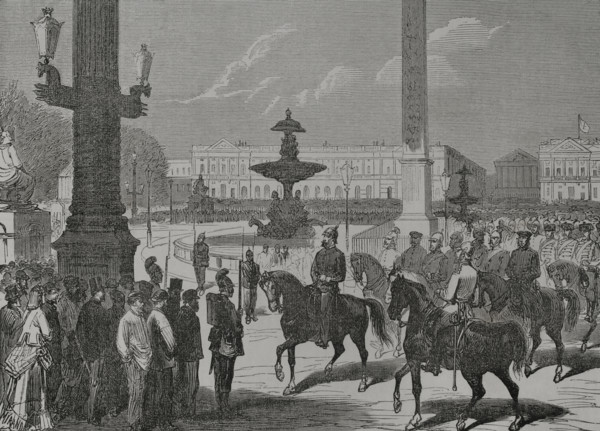 Franco-Prussian War (1870-1871): Siege of Paris (19 September 1870 to 28 January 1871), 1871.   Creator: Fernando Miranda.