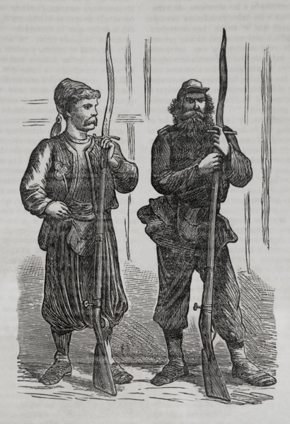 Soldiers of the Commune, Paris Commune, France, 1871.  Creator: Unknown.