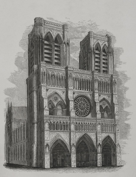 Notre-Dame, Paris, France, 1856. Creator: Unknown.