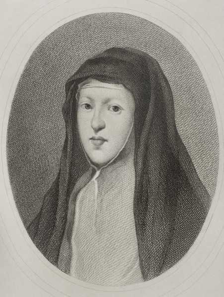 Mariana of Austria (1634-1696), Queen consort of Spain (1649-1665), 1879.  Creators: Alphonse Charles Masson, Magin Pujadas.