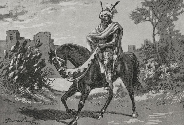 Abu Amir al-Mansur (c939-1002), 1890. Creator: Joan Serra y Pausas.