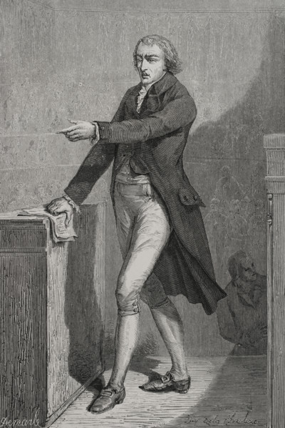 Jean-Baptiste Louvet de Couvray (1760-1797), French novelist, journalist, playwright..., 1876.  Creator: Hippolyte de la Charlerie.