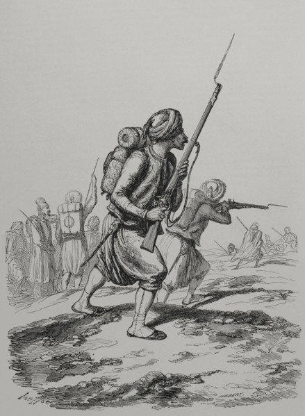 The Zouaves in the Crimea, Crimean War (1853-1856). 1856.  Creator: Unknown.
