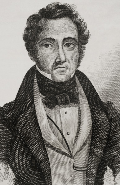 Portrait of Francisco Javier de Istúriz Montero (1790-1871), Spanish politician and diplomat, 1845.  Creator: Jose Gomez.