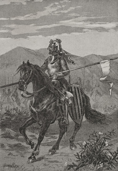 Peter III of Aragon (1240-1285), so-called "the Great", 1890. Creator: Joan Serra y Pausas.