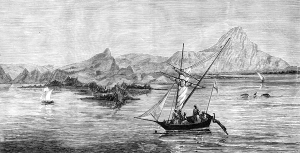 East Coast and Islands of the Straits of Sunda, with Anjer, a port of Java, 1883. Creator: Unknown.