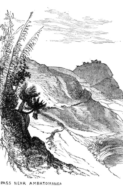 Sketches in Madagascar: pass near Ambatomanga, 1883. Creator: Unknown.