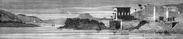Sketches on the Upper Nile: Philae, 1883. Creator: Unknown.