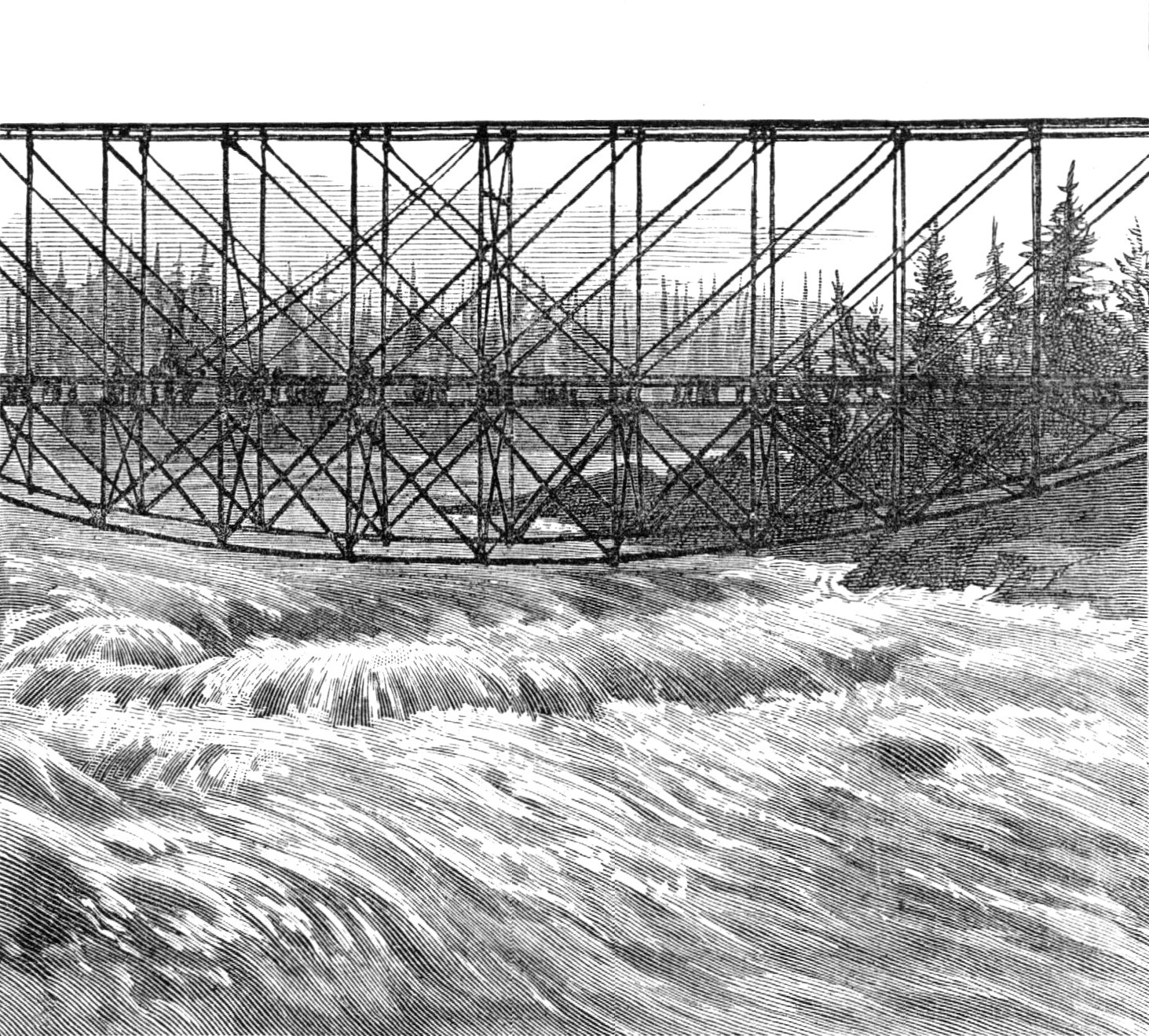 Sketches on the Canadian Pacific railway line, 1883. Creator: William James Palmer.