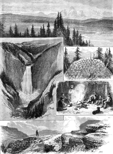 The Yellowstone Park, North America, 1883. Creator: Unknown.