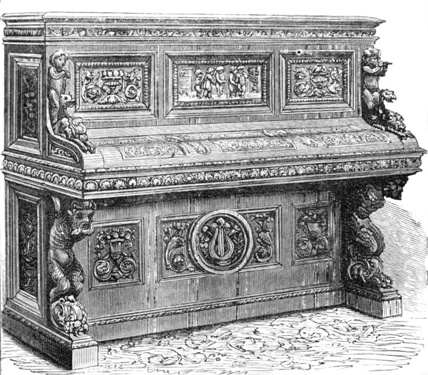 Pianoforte for Peninsular and Oriental steam-ship Paramatta, 1883. Creator: Unknown.