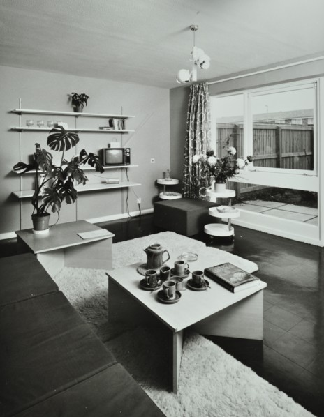 45 Enfield Chase, Houghton Regis, Dunstable, Bedfordshire: living room, 1971. Creator: Unknown.