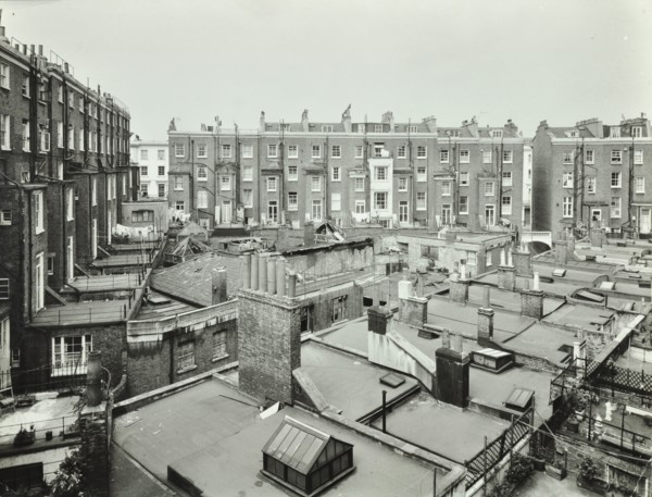 213-229 Gloucester Terrace, Westminster LB, London: rear elevations, 1961. Creator: Unknown.