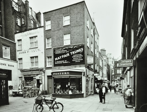 28-36 Shepherd Market, Westminster LB, London: front elevations, Mayfair, shops, 1967. Creator: Unknown.