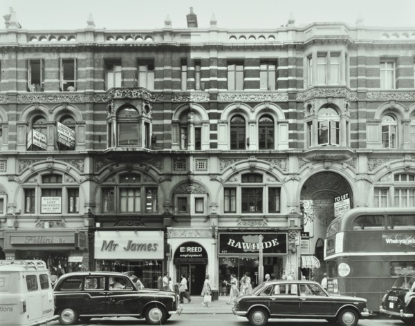 113-117 Oxford Street, London: front elevations, 1976. Creator: Unknown.