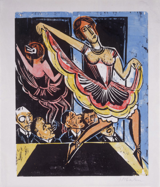 Female Dancer in the Mirror, 1923.