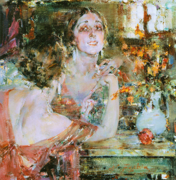 Portrait of the ballet dancer Vera Fokina (1886-1958), 1923-1925.
