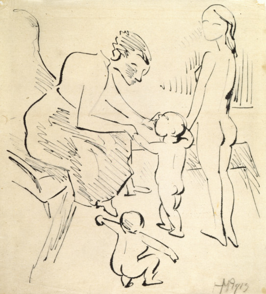 'The Family', 1913.  Creator: Max Pechstein.