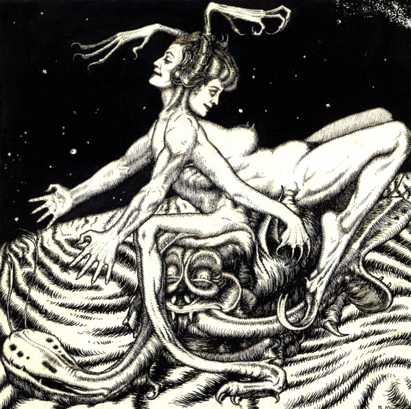 'Ecstasy', 1907.  Creator: Vasyl' Masyutin.