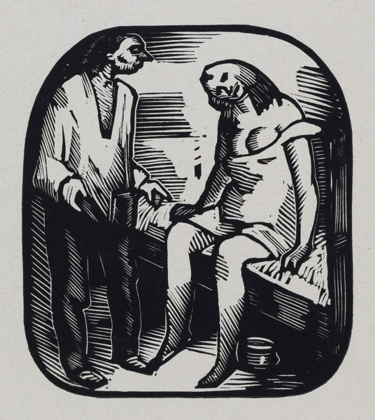 From the series "Wine, women and cards", 1920. Creator: Vasyl' Masyutin.