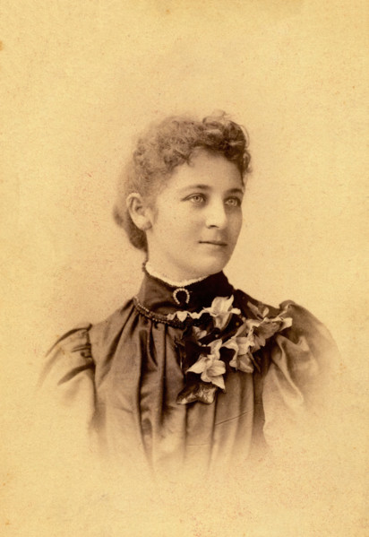 Portrait of an unknown young woman. Creator: J.S. Wiley.