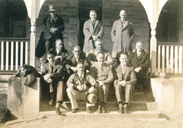 Aldermen and staff. Creator: Unknown.