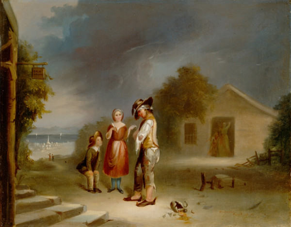 The Drunkard's Plight, 1845. Creator: Robert Seldon Duncanson.