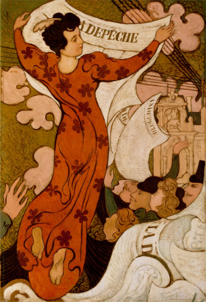 La Depêche de Toulouse, 1892. Creator: Maurice Denis.