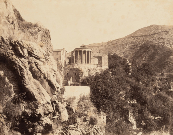 Temple at Vesta at Tivoli, c1863. Creator: Robert MacPherson.