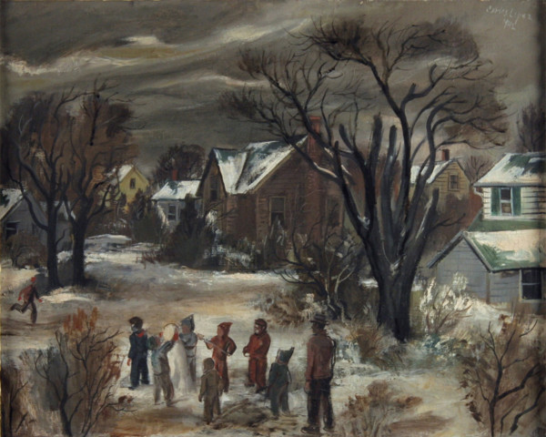 Snow Man, 1942. Creator: Carlos Lopez.