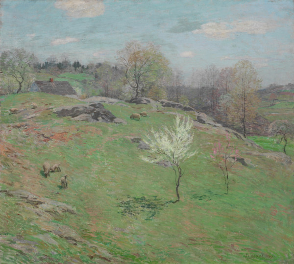 Unfolding Buds, 1909. Creator: Willard Leroy Metcalf.
