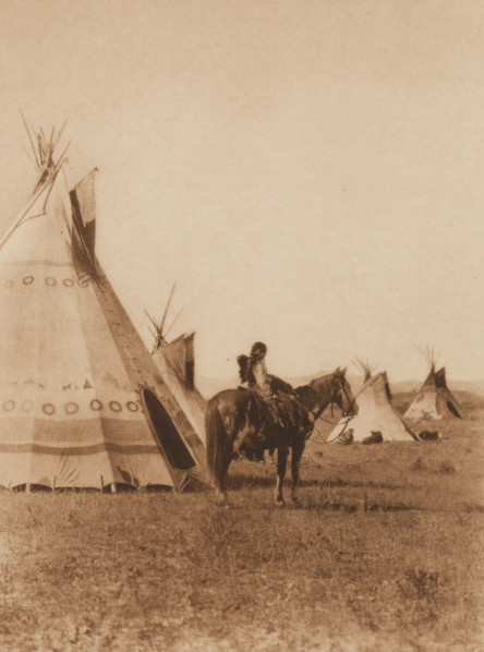 A Chief's Son, Assiniboin, 1926. Creator: Edward Sheriff Curtis.
