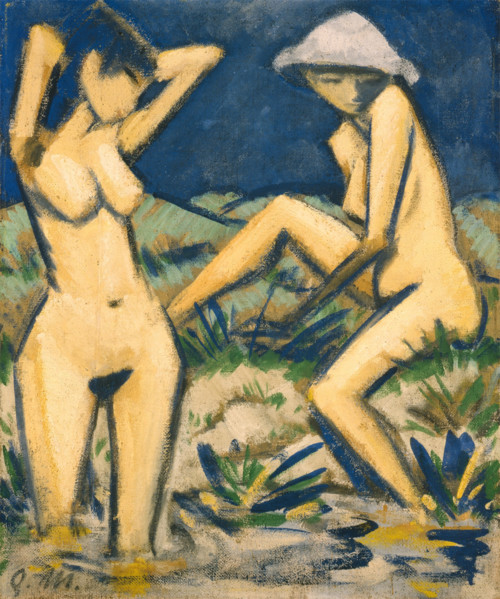 Bathers, c1920. Creator: Otto Mueller.