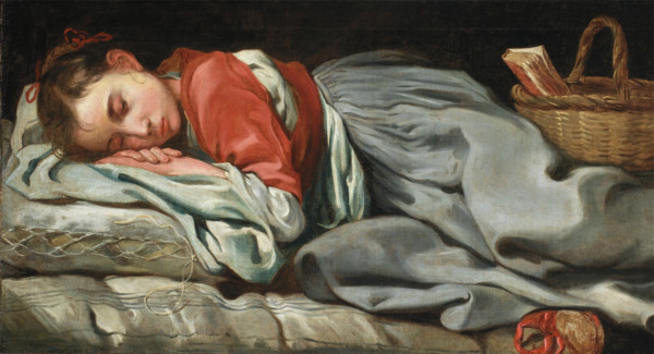 Young Girl Sleeping, c.between 1655 and 1660. Creator: Bernhard Keil.