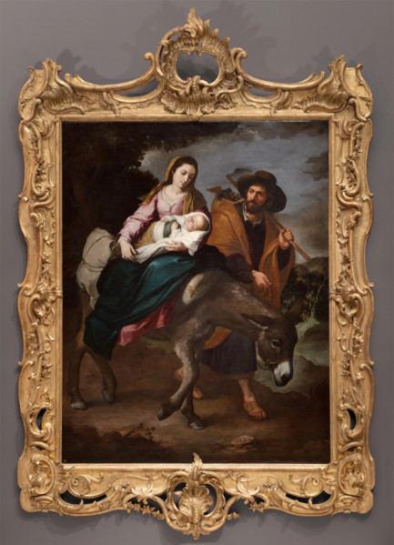 The Flight into Egypt, c.between 1647 and 1650. Creator: Bartolomé Esteban Murillo.