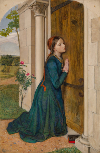 The Devout Childhood of St. Elizabeth of Hungary, between 1851 and 1852. Creator: Charles Allston Collins.
