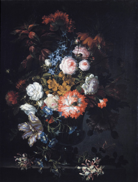 Still Life with Flowers,  c1660-1690. Creator: Jean-Baptisite Monnoyer.