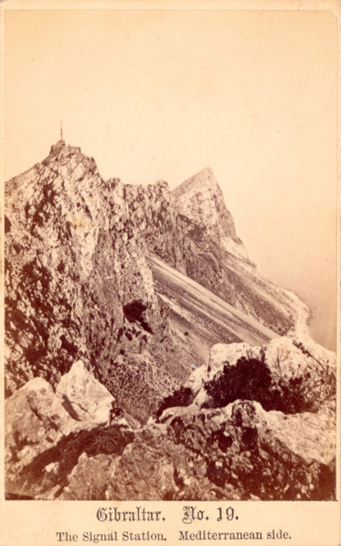 The Signal Station, Mediterranean Side, Gibraltar, 19th century. Creator: Anon.