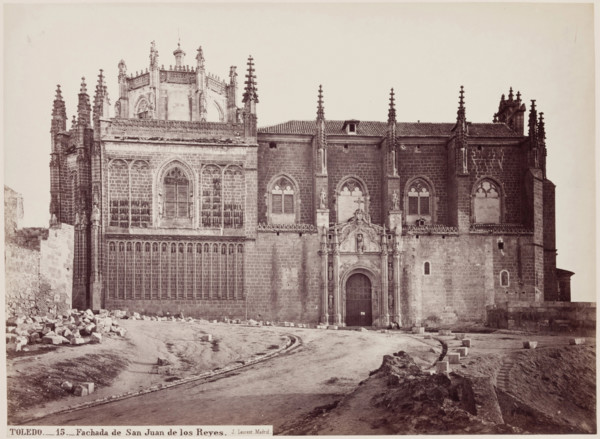 Facade of Saint John of the Kings, Toledo, Spain, between 1875 and 1892. Creator: Juan Laurent.