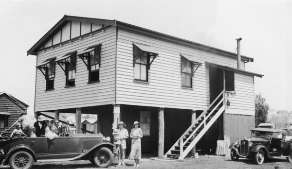 Holiday house, Maroochydore, Queensland, 1936. Creator: Jack Bain.