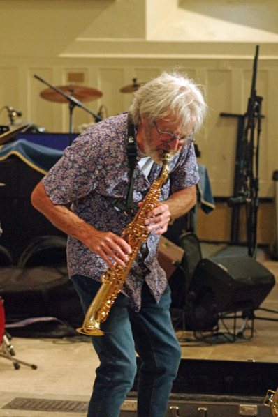 Tim Whitehead, Tim Whitehead Quintet, Chris Coull Promotion, St Andrew’s Church, August 2025. Creator: Brian O'Connor.