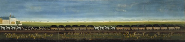 A Plain Representation of the Teams and Trams of Coal, brought down to Pillgwenlly..., 1821. Creator: John Thomas.