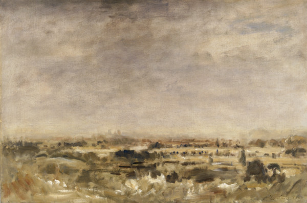 A distant view of Bridgnorth, 1925. Creator: Philip Wilson Steer.
